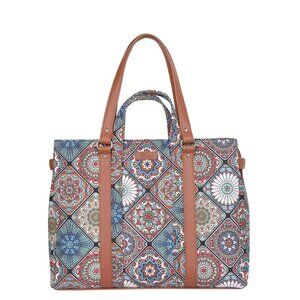 Multicolour Printed Women Tote Bag – Hand Crafted Fabric Handbags, Satchel Purse